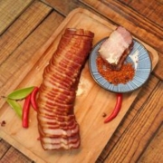 京东PLUS会员： 九升 烟熏后腿腊肉 500g