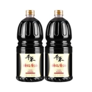 千禾 0防腐 特级头道生抽 酿造酱油 1.8L*2瓶