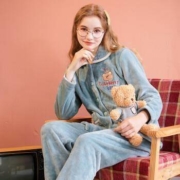 21日0点、百亿补贴：FENTENG 芬腾 J98141159 女士玉兔绒家居服套装