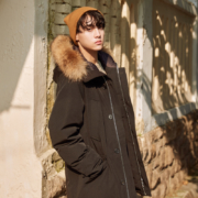 20日0点：MECITY 538303-1 男士毛领羽绒服