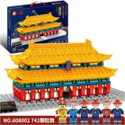 过年送礼：742PCS，SEMBO BLOCK 森宝积木 国潮宫廷系列 608002 太和殿