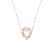 20日0点！黑卡会员！ SWAROVSKI 施华洛世奇 5518868 心心相印项链