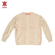 含28%羊毛！KAMA 卡玛 8319471 女士圆领针织毛衣