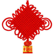sanstyle 上善若水 中国结 大号 82cm*23cm*40cm