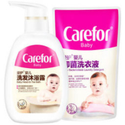 Carefor 爱护 婴儿沐浴露洗发水二合一 500ml 2瓶