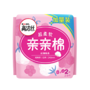 聚划算百亿补贴： kotex 高洁丝 日用亲亲棉卫生巾 240mm 8+2片
