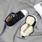 匡威冠军联名款！ CESHOESES 2020冬季新款儿童加绒保暖高帮帆布鞋 2色