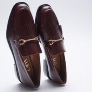 ZARA 12517610022 女士红色流苏平底乐福鞋 99元