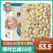 外果侠 越南原味腰果仁 500g/罐 W240大粒