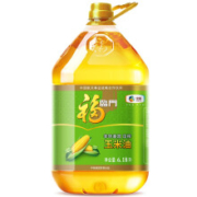 福临门 食用油 非转基因压榨玉米油 6.18L