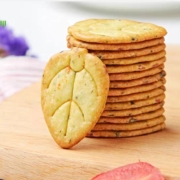 抱抱兔 薄脆饼干 九种蔬菜 日式小圆饼干100g*6