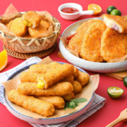 世界500强  正大食品 爆浆小食组合 1380g 双色鸡排+心鸡棒+鸡块