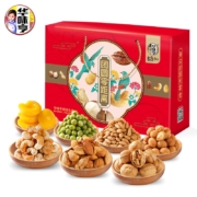 华味亨 团圆零距离 坚果礼盒1241g/7袋装*2件