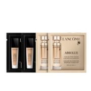 U先试用！LANCOME 兰蔻 蔻菁纯粉底液100 1ml*2+持妆粉底液PO-03 1ml*2