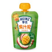 Heinz 亨氏 苹果香芒果汁泥 120g *6包装 *4件