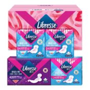 PLUS会员！Libresse 薇尔 日夜卫生巾标准套组（240mm*10p*2+240mm*4p+420mm*2p）