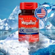 6倍高吸收率！Schiff 旭福 富含Omega-3 深海鱼油软胶囊800mg*40粒