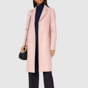 36码！BOSS HUGO BOSS  雨果·博斯 C_coluise 女士羊绒羊毛混纺大衣50436270 到手￥1250.5