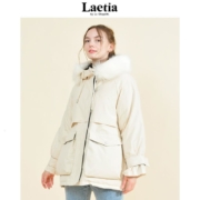 La Chapelle 拉夏贝尔 903610134 女士毛领棉服