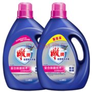 低泡易漂清！雕牌 除菌除螨洗衣液 2.5kg*2 超值装