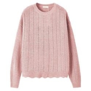 23日10点：Semir 森马 14C010070107 女士甜美花边宽松毛衣
