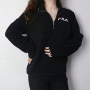 聚划算百亿补贴： FILA 斐乐 SW936342 女士羊羔绒卫衣