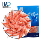 豪鲜品 丹麦产 即食头籽/腹籽北极虾甜 3斤 通过核酸检测