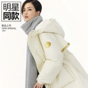 YAYA DSH06B006O 女士连帽羽绒服中长款