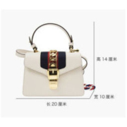GUCCI 古驰 sylvie系列 421882 皮革手提斜跨包