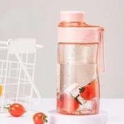 仝器 便携塑料水杯 400ml 多色可选