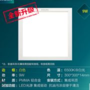 8日10点！PHILIPS 飞利浦 洁恺 LED面板灯 300*300*14mm