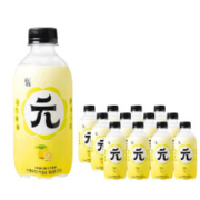 PLUS会员：亲亲元气 无糖汽泡水苏打水柠檬味300ml 12瓶/整箱装 *2件