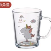 耐热耐用！绚青 玻璃牛奶杯 410ml 无盖款 6.8元包邮（需用券）