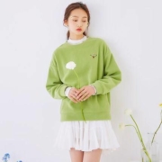 百亿补贴：韩都衣舍 LU8607 女士加绒刺绣卫衣