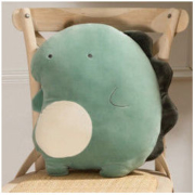 蓝白玩偶 网红玩偶抱枕 恐龙 45cm