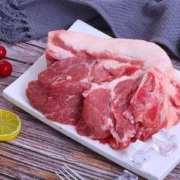 渔虾汇友 新鲜农家土猪带骨后腿肉 5斤
