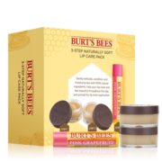 修护滋润！BURT'S BEES 小蜜蜂 天然护唇三部曲套组