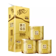 PLUS会员：Breeze 清风 金装原木纯品系列 卷纸 4层*200g*10卷 *3件