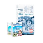 LVLINB 绿林贝 超高温灭菌脱脂纯牛奶 200ml*24盒