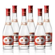 汾酒 白酒 红盖玻汾 清香型 42度 475ml*6瓶