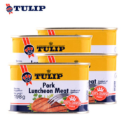 丹麦皇家认证 Tulip郁金香 午餐肉 198g*4罐