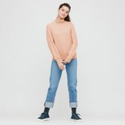 柔软针织！ UNIQLO 优衣库 431869 女装高领套头衫