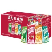 蒙牛真果粒牛奶饮品（草莓+芦荟+椰果+桃果粒）250g*24四种口味缤纷装*3件