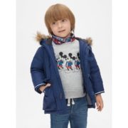 88VIP！ GAP 盖璞 男幼童派克大衣羽绒服