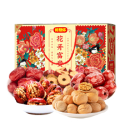 好想你 枣夹核桃 花开富贵 红枣礼盒1236g