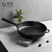 小编已下单：净重2.62kg，佳佰 JBJG-ZT26D 铸铁煎锅 26cm