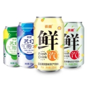 依能 苏打气泡水 330ml*6罐 多款可选