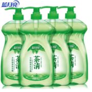 14点！Bluemoon 蓝月亮 茶清洗洁精套装:1kg/瓶*4