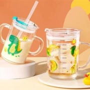 Fuguang 富光 玻璃牛奶杯 450ml 单手柄