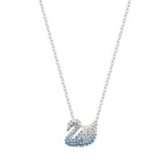 2日10点、考拉海购黑卡会员！ SWAROVSKI 5512095 蓝色渐变天鹅项链 大号 319元包邮免税